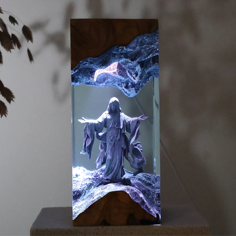 Saint Sebastian Resin Art Lamp | Ambient Lighting Decor