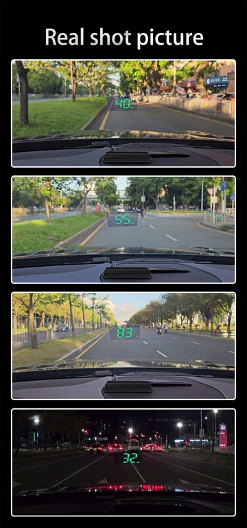 W2 Universal HUD Head-Up Display Car GPS Speedometer | Safe Driving thumbnail 17