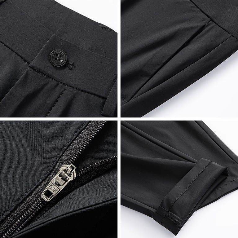 Men's Ice Silk High-Elasticity Pants | Breathable Slim Fit thumbnail 19