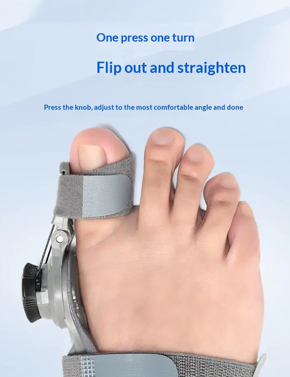 Hallux Valgus Corrector with Multi-Angle Adjustable Knob | Bunion Relief thumbnail 7
