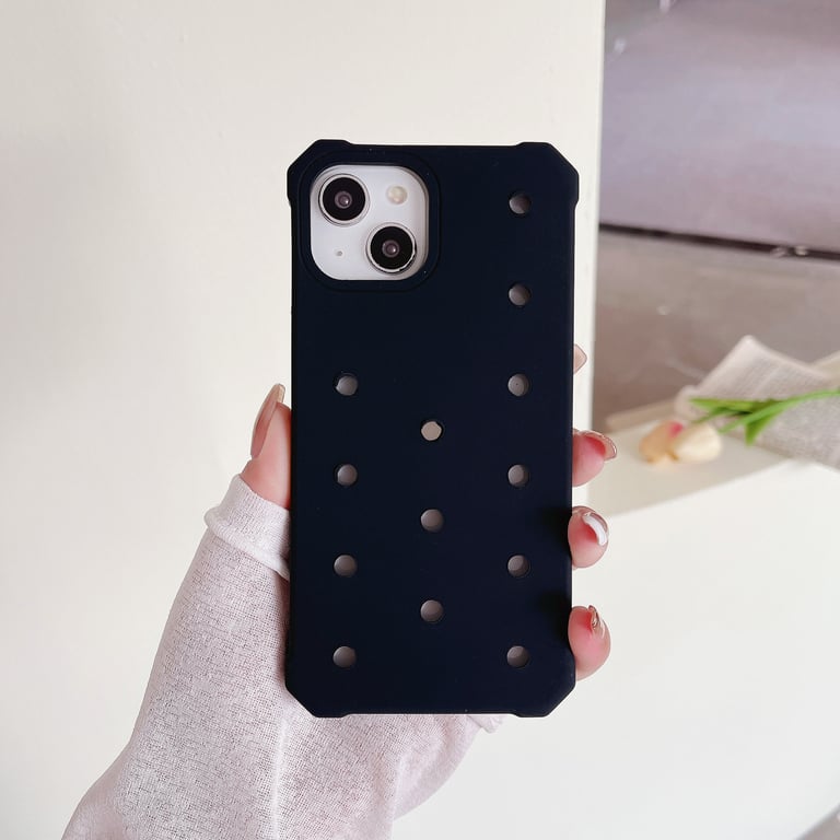 Silicone Hole Phone Case | Protective 3D Perforated Cover Canada thumbnail 5