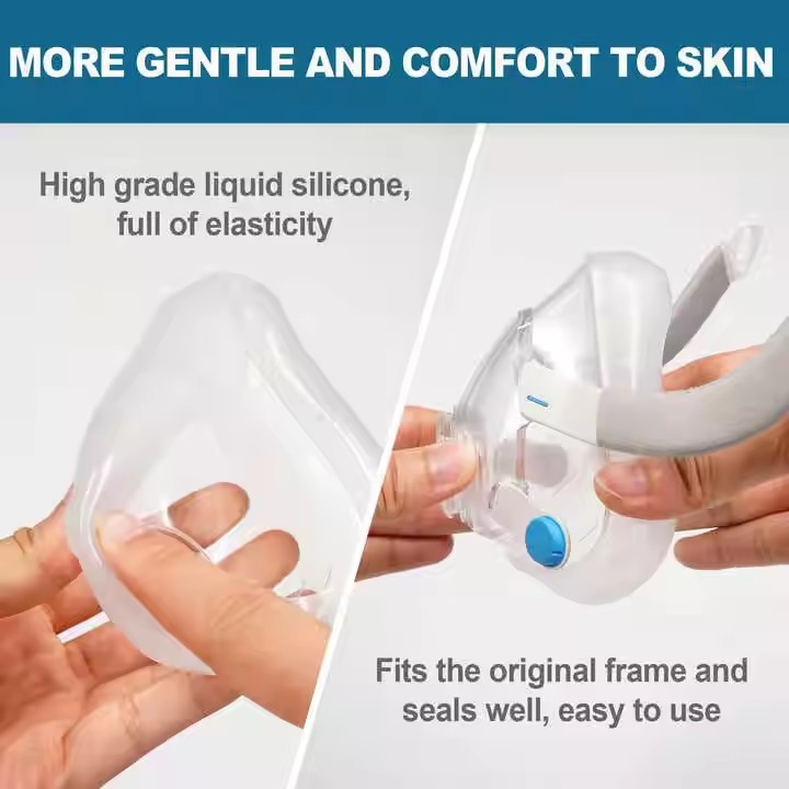 Breathing Mask Silicone Pad | Comfortable Office Respirator Cushion thumbnail 4
