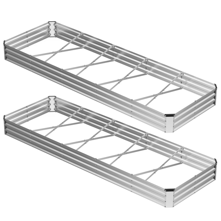 Galvanized Raised Garden Bed | Rust-Resistant Steel Planting Box thumbnail 13
