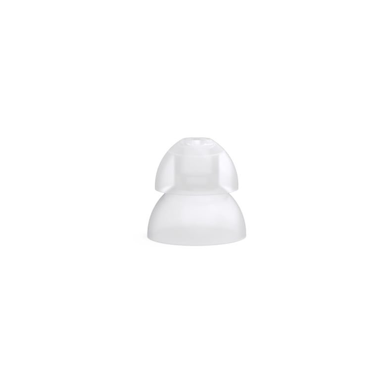 Dual Soft Silicone Ear Tips for Hearing Aids | TPE Material
