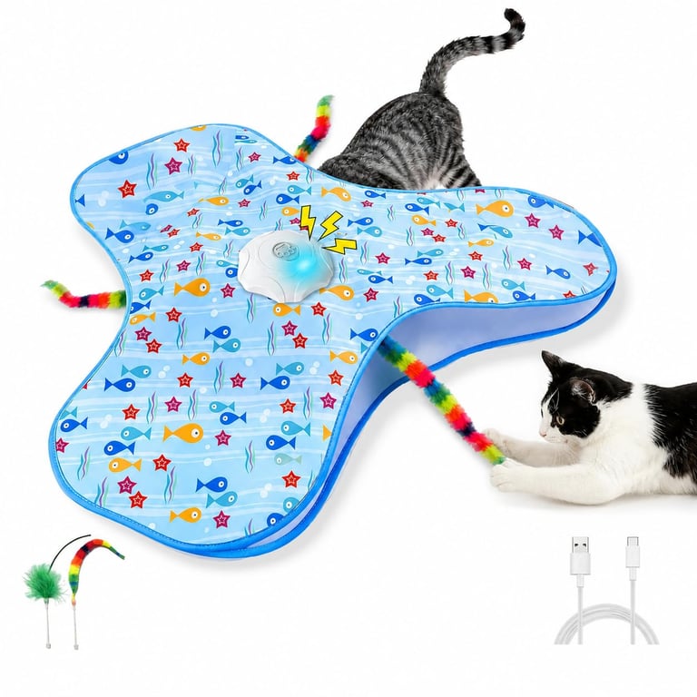Interactive Cat Toys For Indoor Cats | Smart Hide & Seek Office Pet Toy - image 1