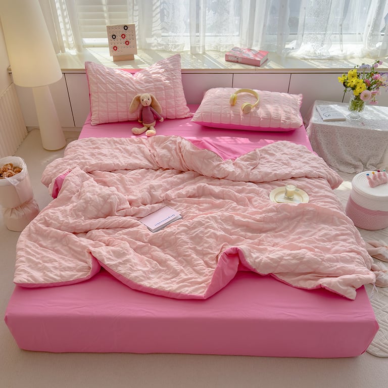 Summer Cooling Quilt Double-Size | Lightweight Breathable Bedding thumbnail 9