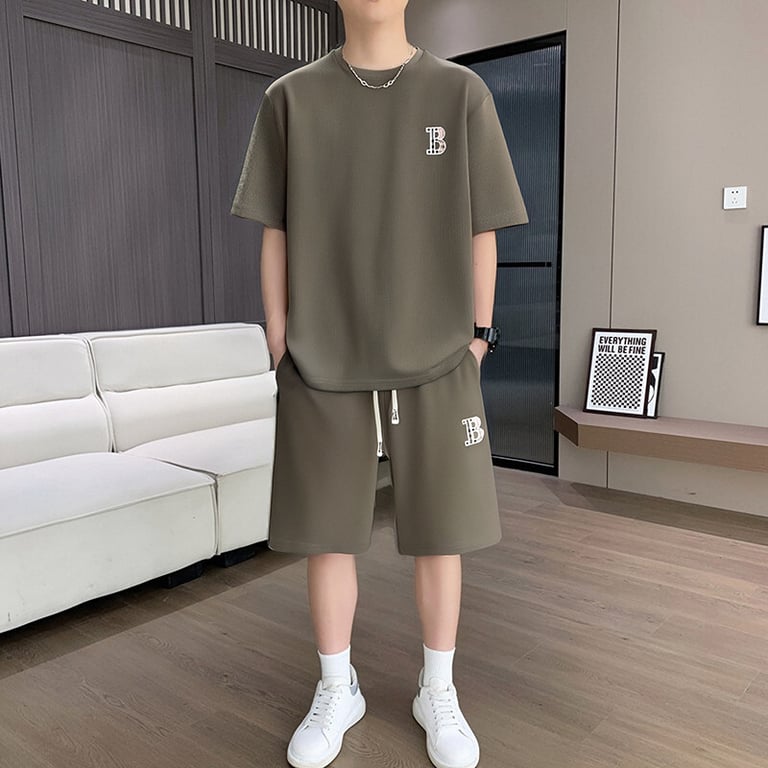 Quick-Drying Breathable Men's Casual Top & Pants Set | Captain Fam thumbnail 2