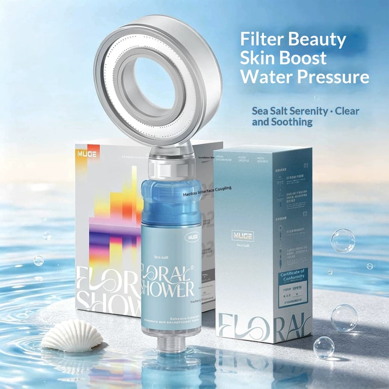 Aromatherapy Pressurized Showerhead Filter | Spa Shower Experience thumbnail 14
