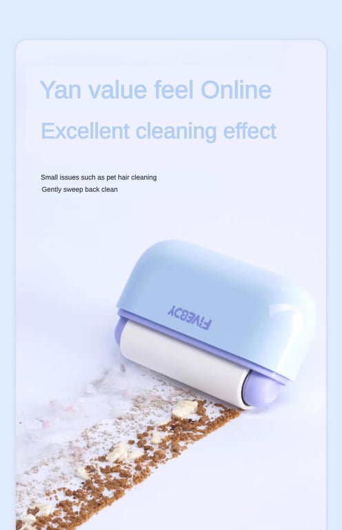 Portable Pet Hair Remover With Lid | Reusable Lint Roller thumbnail 6