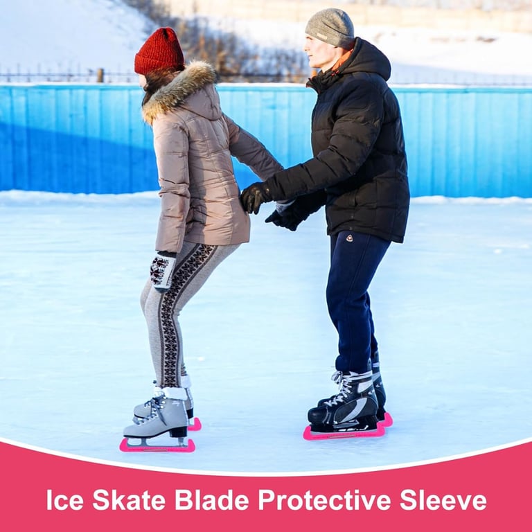 Pink Ice Skate Blade Guard | Universal Protection for Figure & Hockey Skates thumbnail 3
