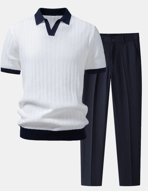 Casual Loose-fit Beach Set | Four-way Stretch Short-sleeve Shirt & Shorts thumbnail 7