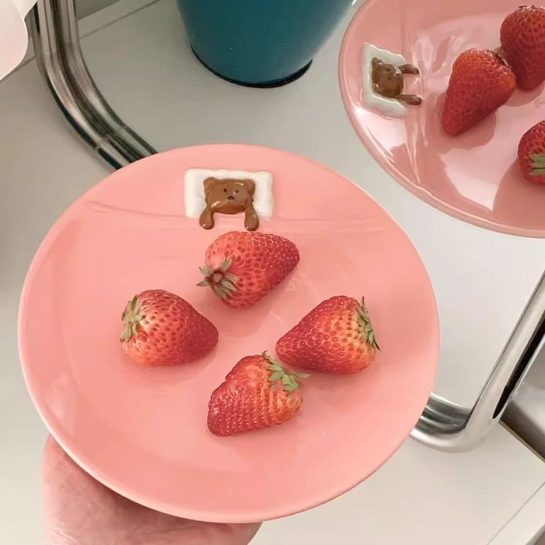 Ceramic Salad Pasta Dish | Solid-Color Home Dinnerware Set thumbnail 4
