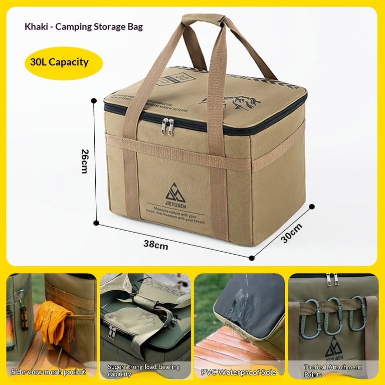 Tactical Camping Gear Storage Bag | 42L & 30L Outdoor Organizer thumbnail 13