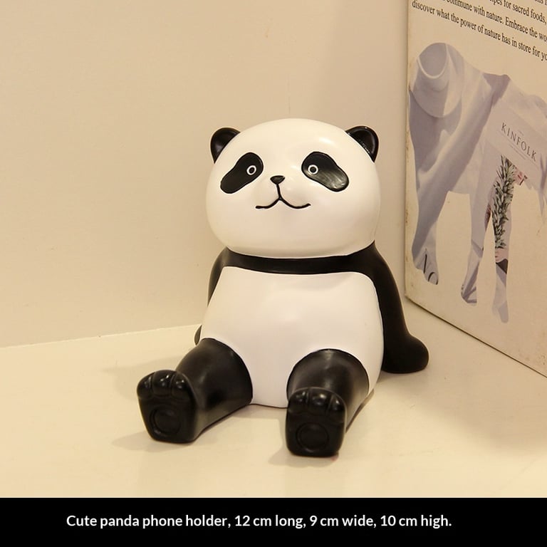 Cute Panda Phone Holder Stand | Decorative Desk Accessory Canada thumbnail 8