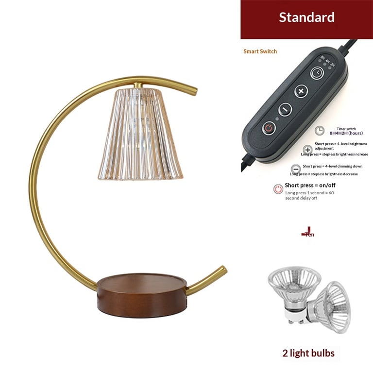 Portable Retro Bedside Wax Melting Lamp | Remote Control Timer thumbnail 7