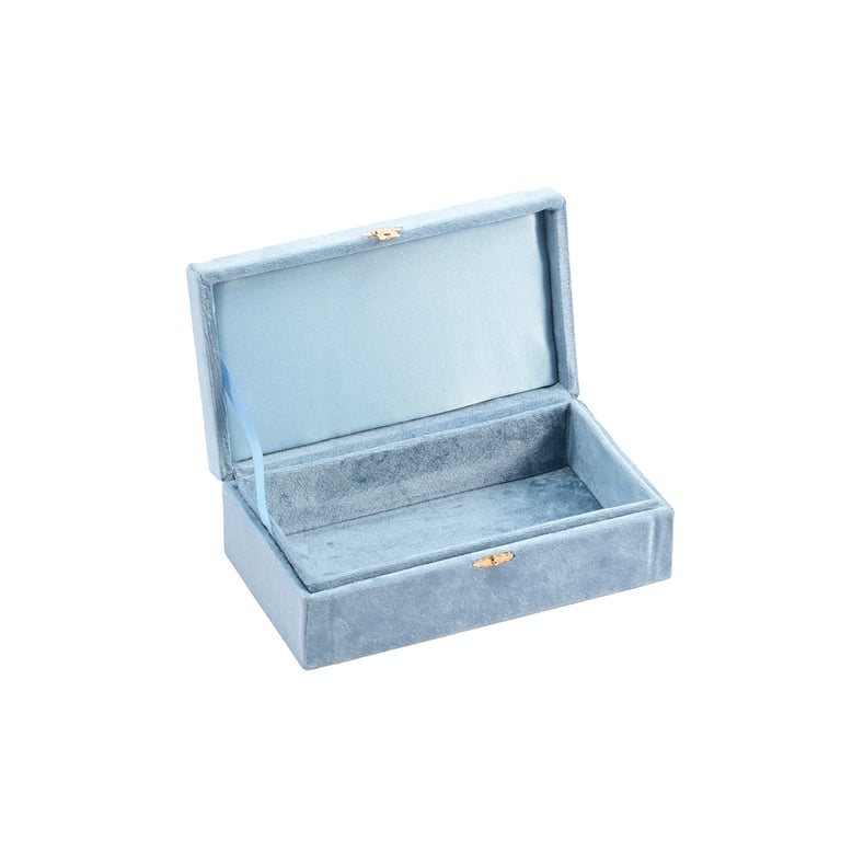 Velvet Bracelet Necklace and Jewelry Storage Box | Home & Kitchen thumbnail 2