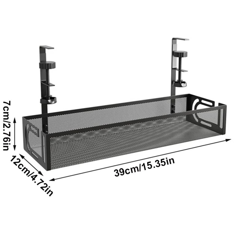 Under Desk Cable Management Tray | Cord Holder Storage Rack Canada thumbnail 5