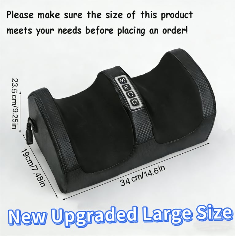 Electric Foot Massager with Heat | Shiatsu Kneading Calf Pain Relief thumbnail 10