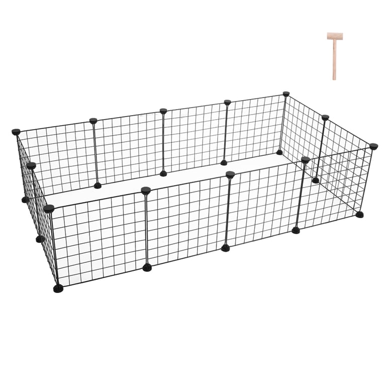 Portable Pet Playpen for Guinea Pigs & Rabbits | Metal Wire Cage thumbnail 11