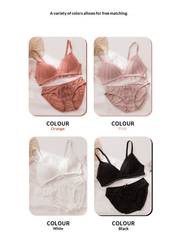 Wireless Bust-Enhancing Push-Up Lace Bra | Adjustable Comfort thumbnail 9