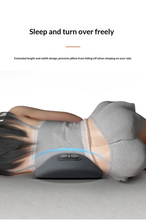 Lumbar Pillow Massage Heating Waist Pad | Pain Relief Heat Therapy thumbnail 4