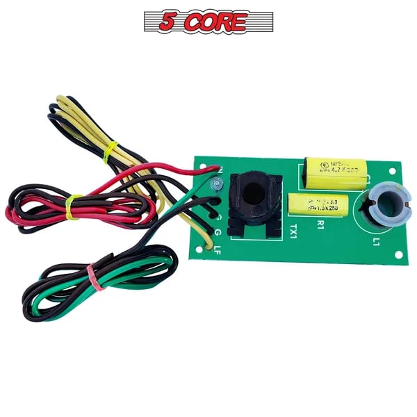 5 Core Professional 2 Way Passive Crossover Network High Power & Low Resistance Air Core Coils Premium Quality Metalised Polyester Capacitor PTC For HF Protection- NW 04 thumbnail 6