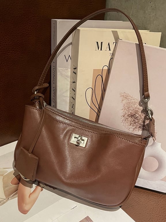 Top-Grain Vegetable-Tanned Leather Kelly Bag | Genuine Cowhide thumbnail 13