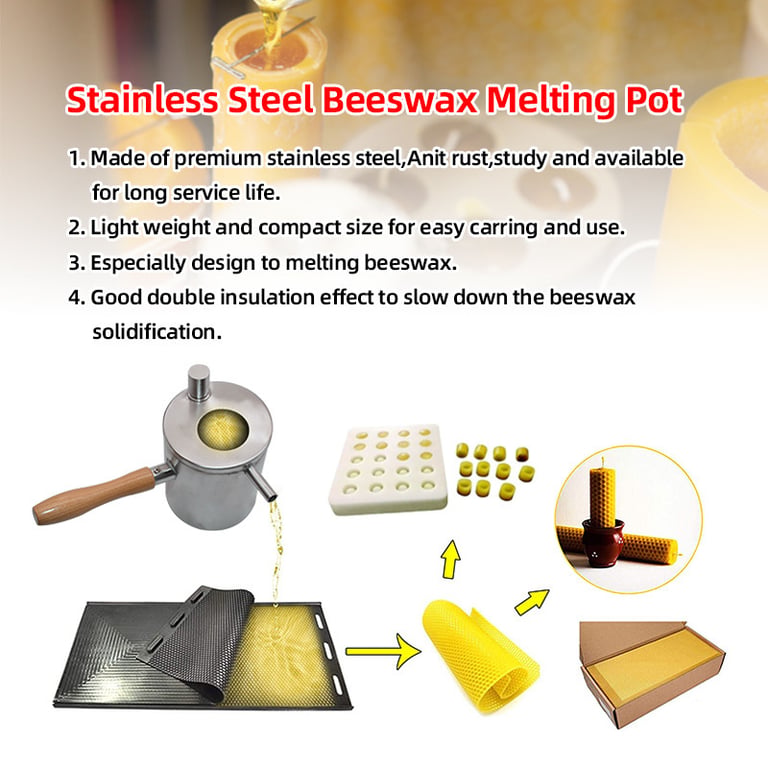 Beekeeping Wax Melting Pot & Silicone Foundation Mold Kit thumbnail 11