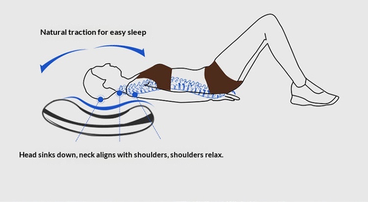 Water Cube Massage Bead Neck Pillow for Students | High Rebound Support thumbnail 11