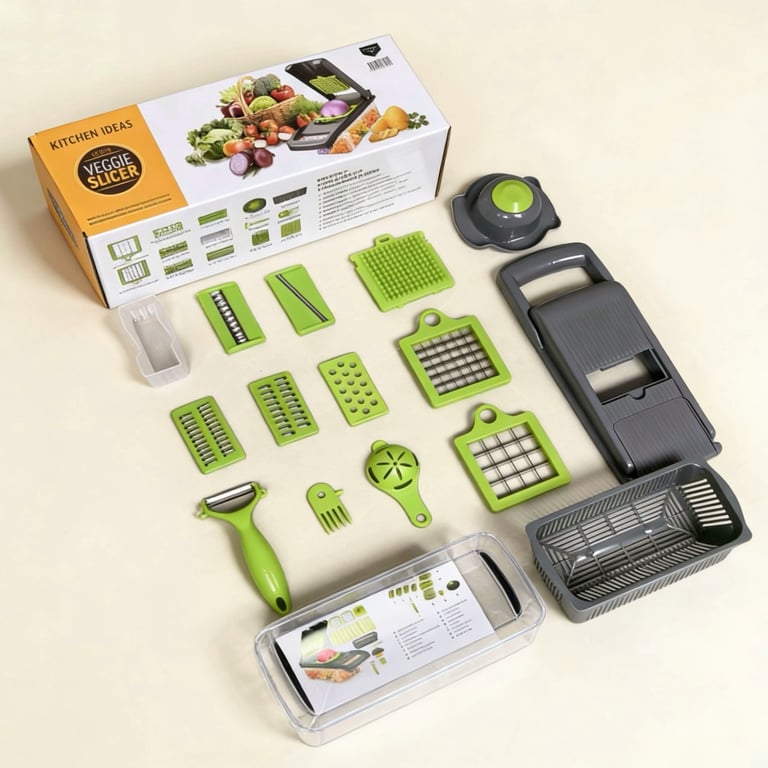 16-in-1 Vegetable Chopper Mandoline Slicer | Food Dicer Cutter thumbnail 8