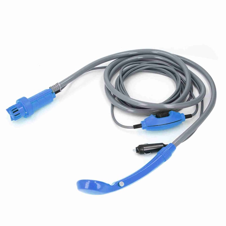 Car Plug Shower Kit 36W Portable Electric Vehicle Mounted Shower Kit For Outdoor Camping Car Washing Irrigation Blue thumbnail 2