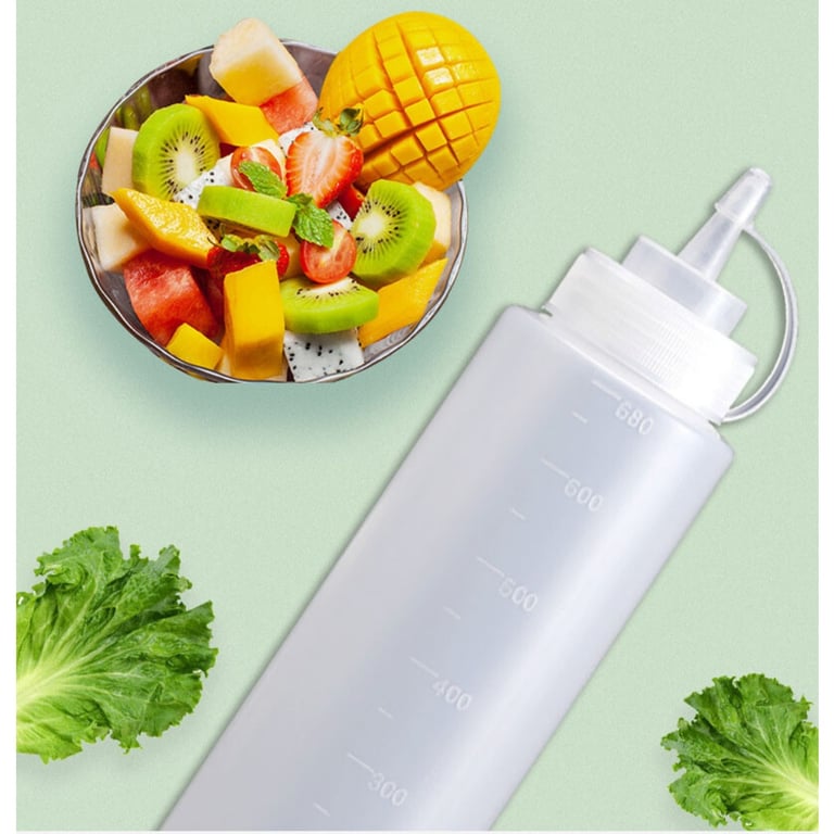 8 Pack Squeeze Sauce Bottles 500ml | Leak-Proof Condiment Dispensers thumbnail 10