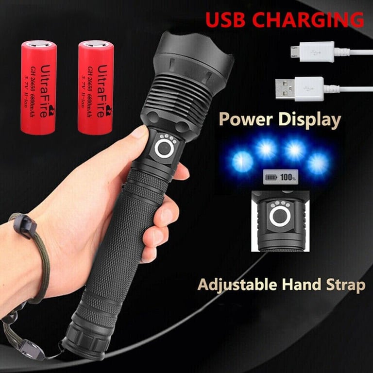 9900000LM LED Flashlight Zoom Rechargeable | Super Bright Torch thumbnail 20