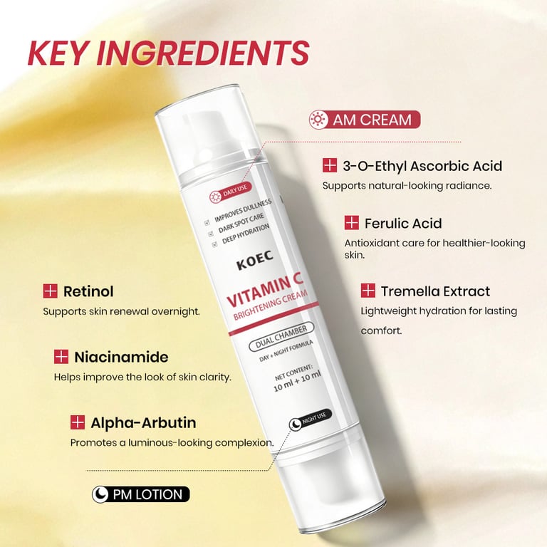 Derma Planing Facial Cream | Vitamin C Brightening Day & Night Moisturizer thumbnail 5