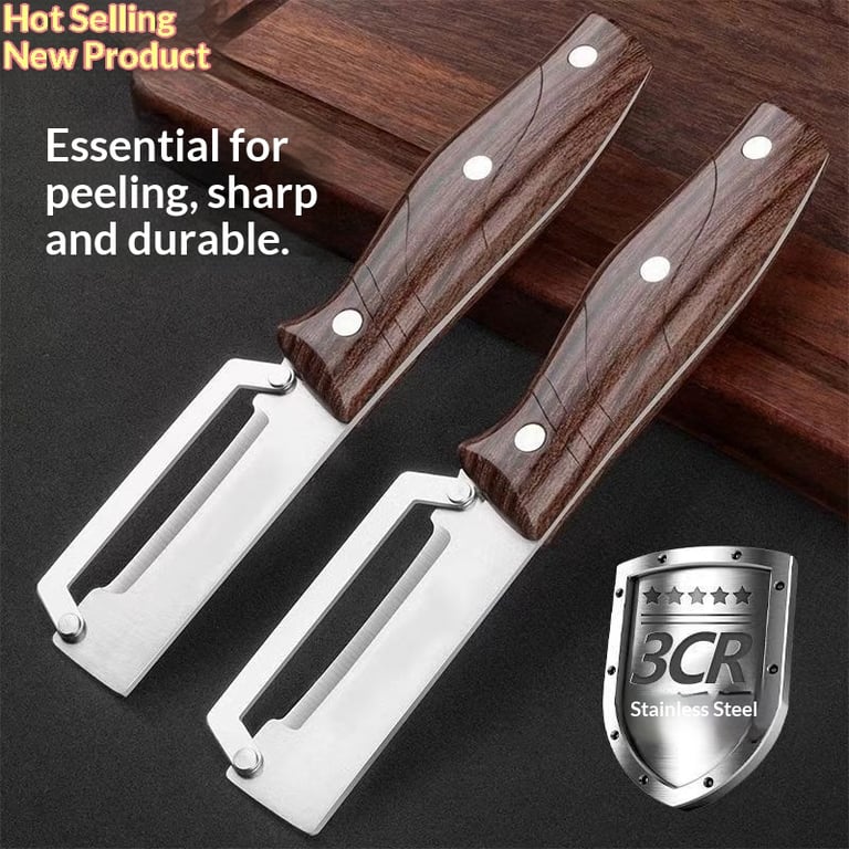 Stainless Steel Kitchen Peeler Y-Shaped | Sharp Vegetable Peeler thumbnail 4