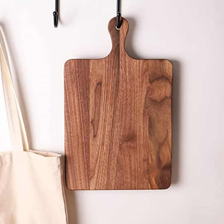 Household Acacia Wood Kitchen Cutting Board with Handle | Captain Fam thumbnail 6