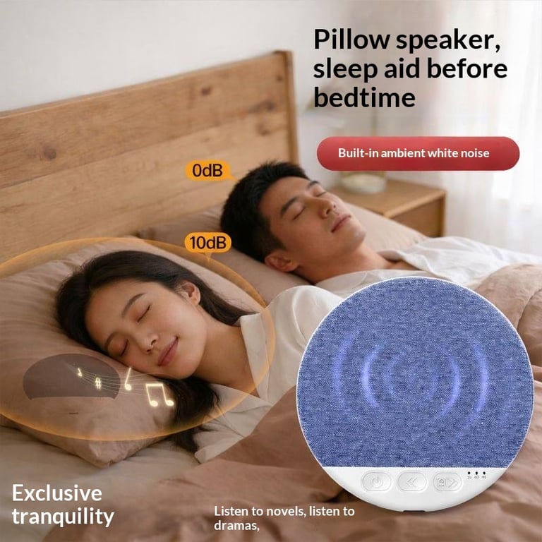 Ultra-Thin Sleep Aid White Noise Bluetooth Speaker for Pillow | X3 Pro thumbnail 8