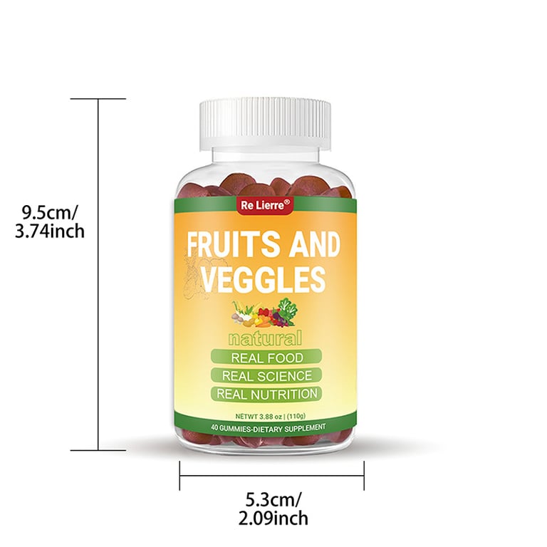 Ketogenic Diet Fruit and Vegetable Gummies | Keto-Friendly Supplement thumbnail 2