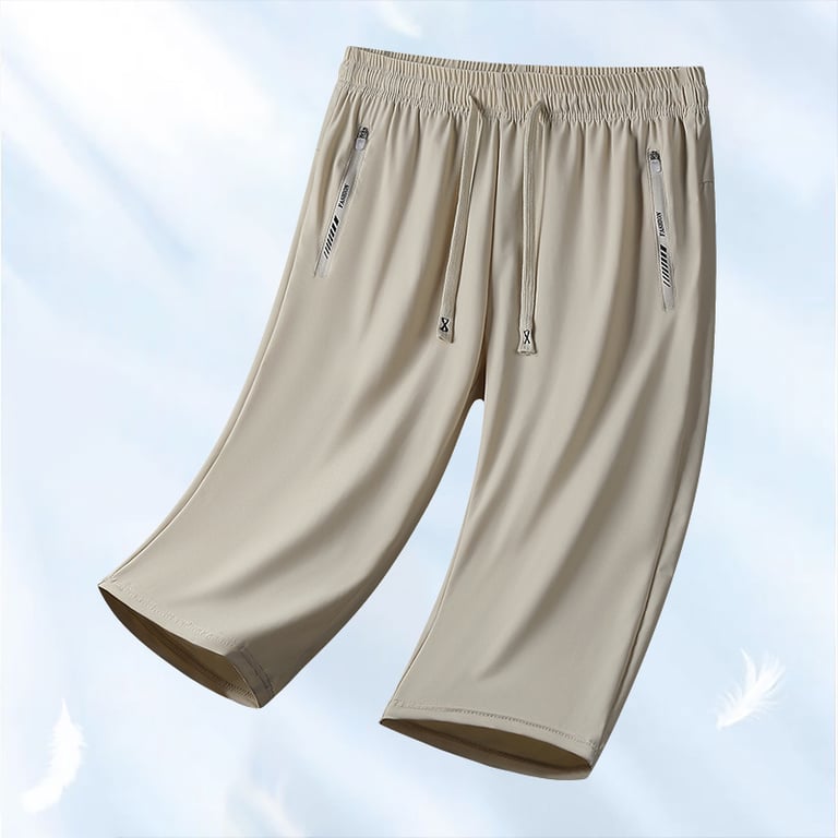 Summer Couple High-Elastic Ice Silk Quick-Drying Pants Canada thumbnail 2