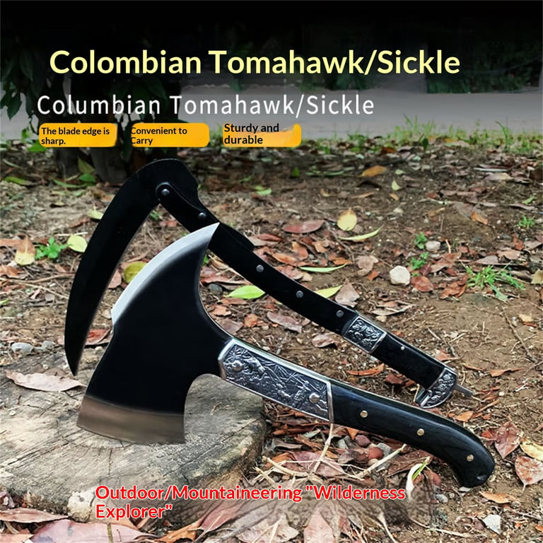Folding Sickle & Tomahawk Axe Combo | Outdoor Garden Tool thumbnail 7