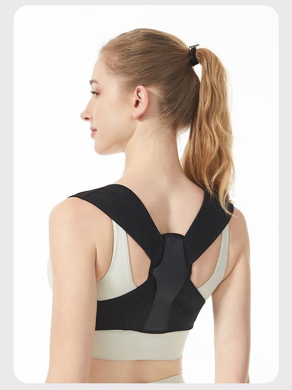 Adjustable Shoulder Support Band | Comfortable Back Brace thumbnail 3