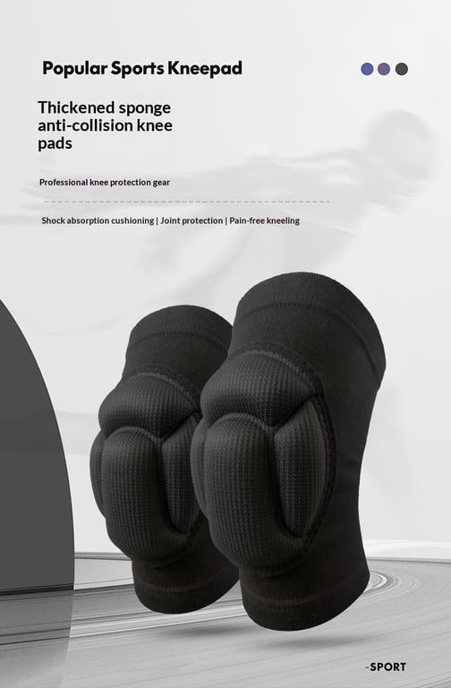 Volleyball Roller Skating Knee Pads | Thickened Sponge Protection thumbnail 4