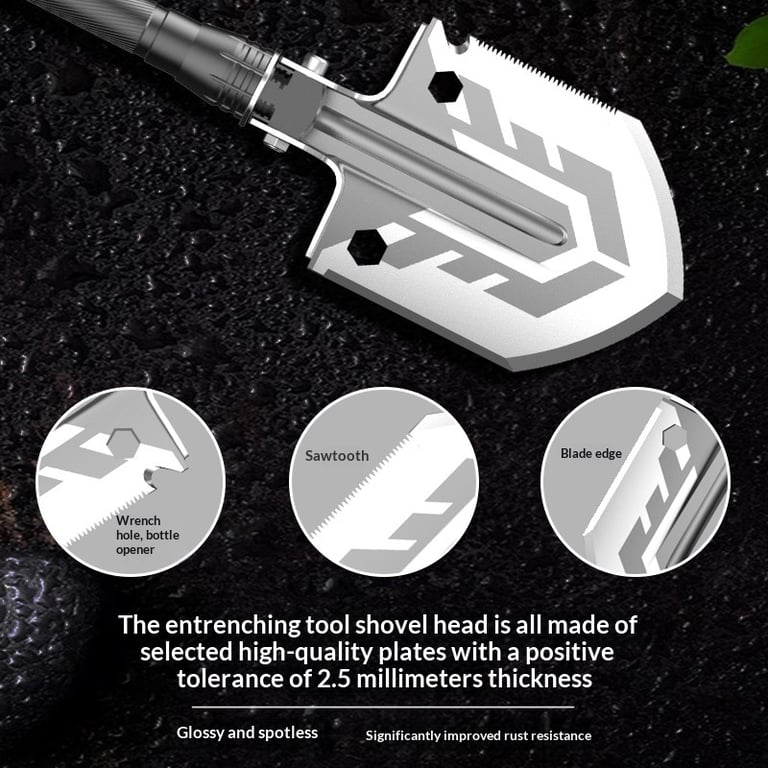 Portable Folding Self-Defense Shovel | High-Carbon Steel Canada thumbnail 9