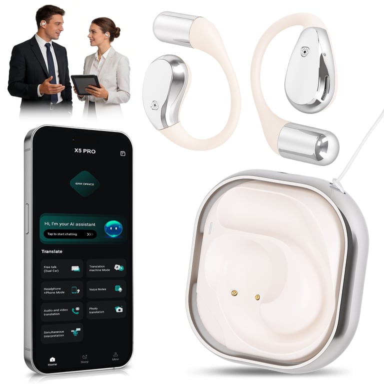 AI Translation Earbuds 165 Languages | Real-Time Wireless 6.0 thumbnail 9