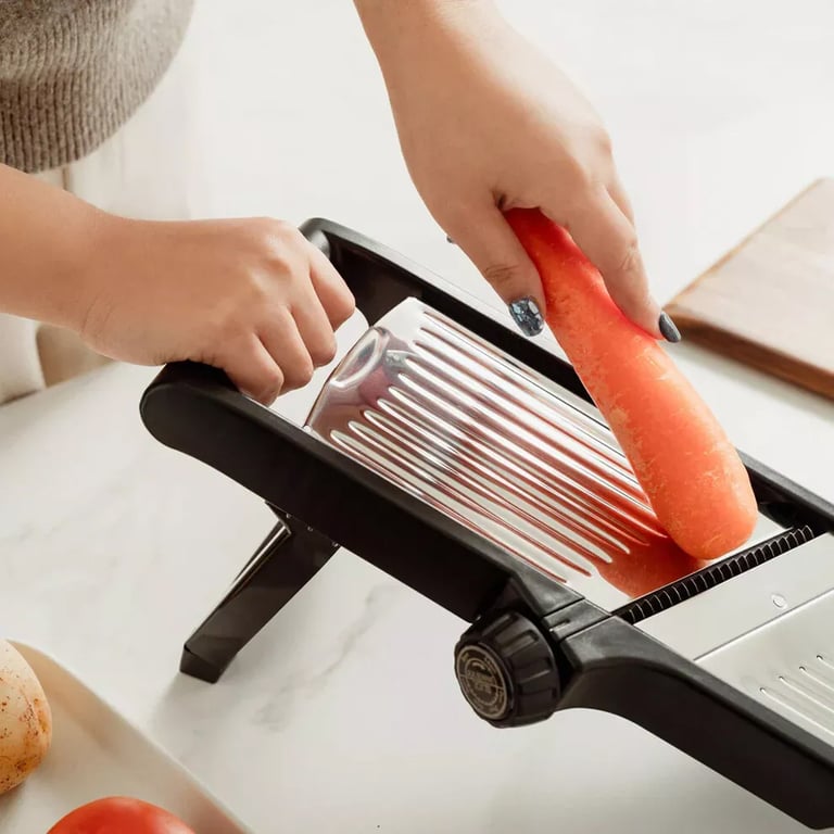 Professional Mandoline Slicer Stainless Steel | Vegetable Fruit Cutter thumbnail 11