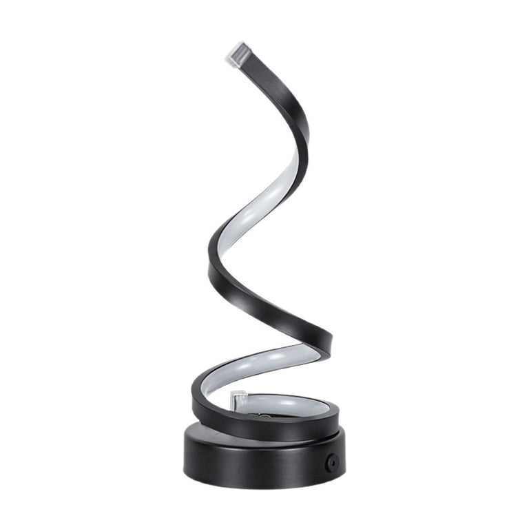 Spiral LED Desk Lamp with USB Power Supply | Adjustable Task Light