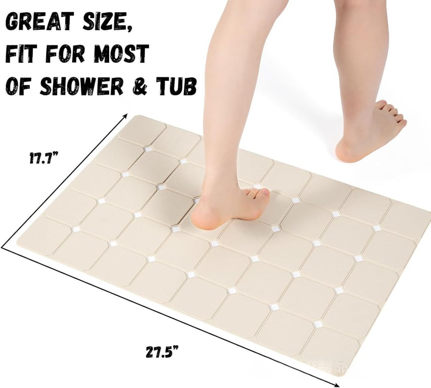 Silicone Non-Slip Massage Mat for Bathroom & Shower | Canada thumbnail 6