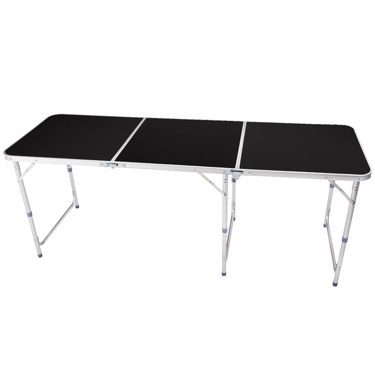 6ft Aluminum Folding Table | Adjustable Height Portable Camping Picnic Desk thumbnail 4