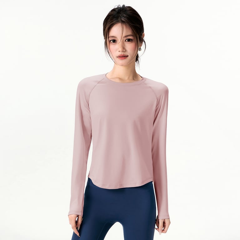 Women's Loose-Fitting Quick-Drying Sports Top | Raglan Sleeves thumbnail 5