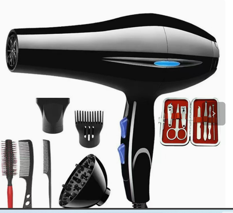 Professional Hair Dryer with Styling Attachments | Fast Dry Technology thumbnail 2